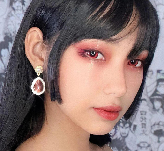 Glamor Red Halloween Contacts