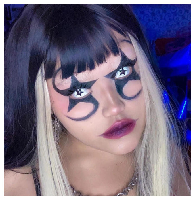 White Pentagram Contacts