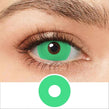 17mm UV Glow Green Mini Sclera Contacts