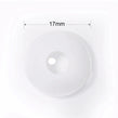 17mm UV Glow White Mini Sclera Contacts