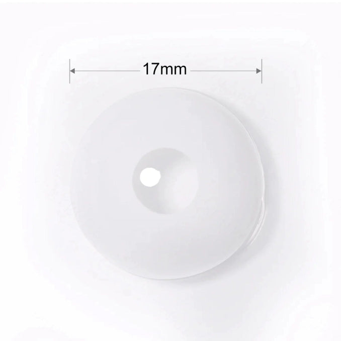17mm UV Glow White Mini Sclera Contacts