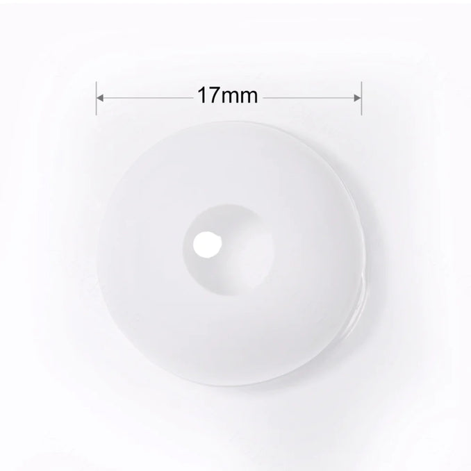 17mm UV Glow White Mini Sclera Contacts
