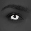 17mm UV Glow White Mini Sclera Contacts