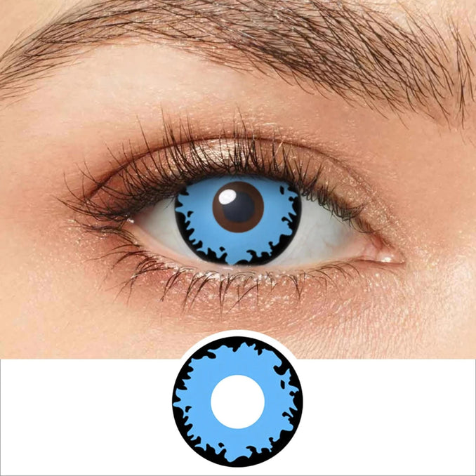 Twilight Blue Wolf Eyes Contacts