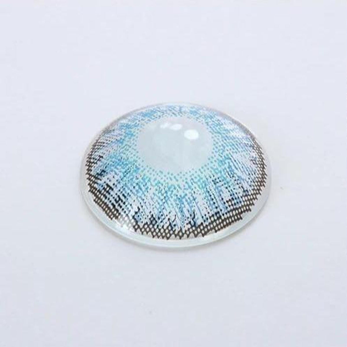 3 Tone Brilliant Blue Coloured Contacts