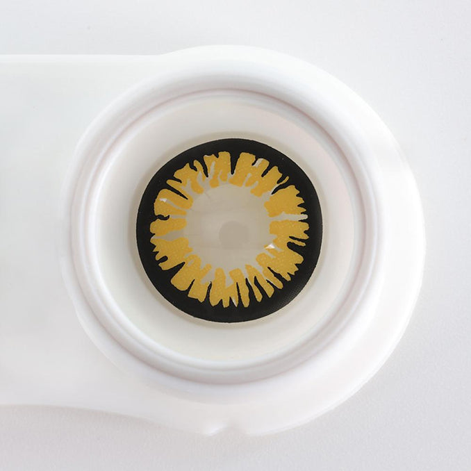 Glamor Yellow Halloween Contacts