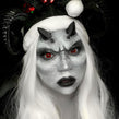 Red Crack Halloween Contacts