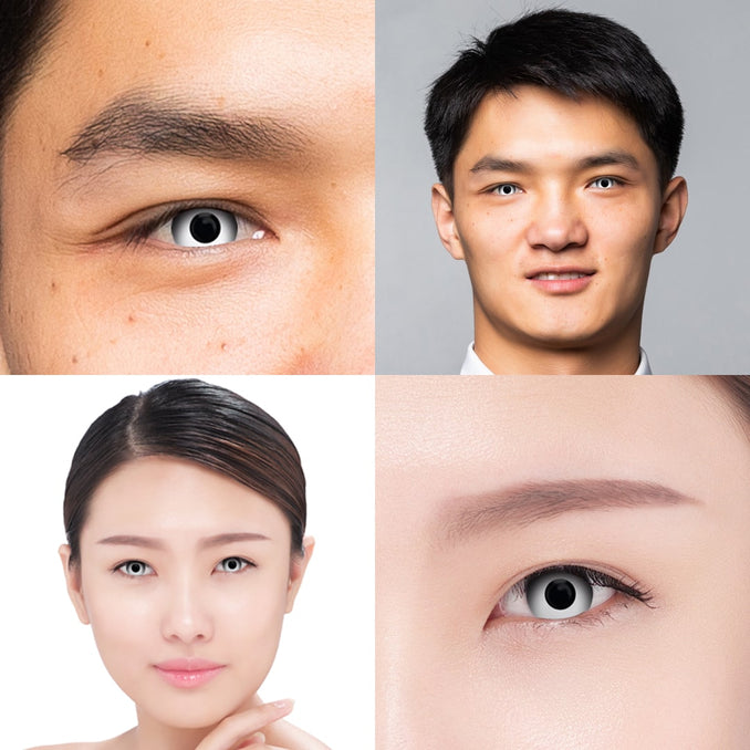 White Out Contact Lenses