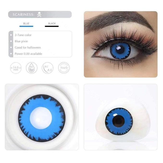Twilight Blue Werewolf Halloween Contacts