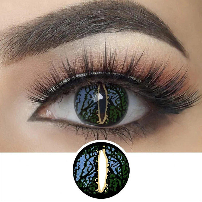Green Lizard Eye