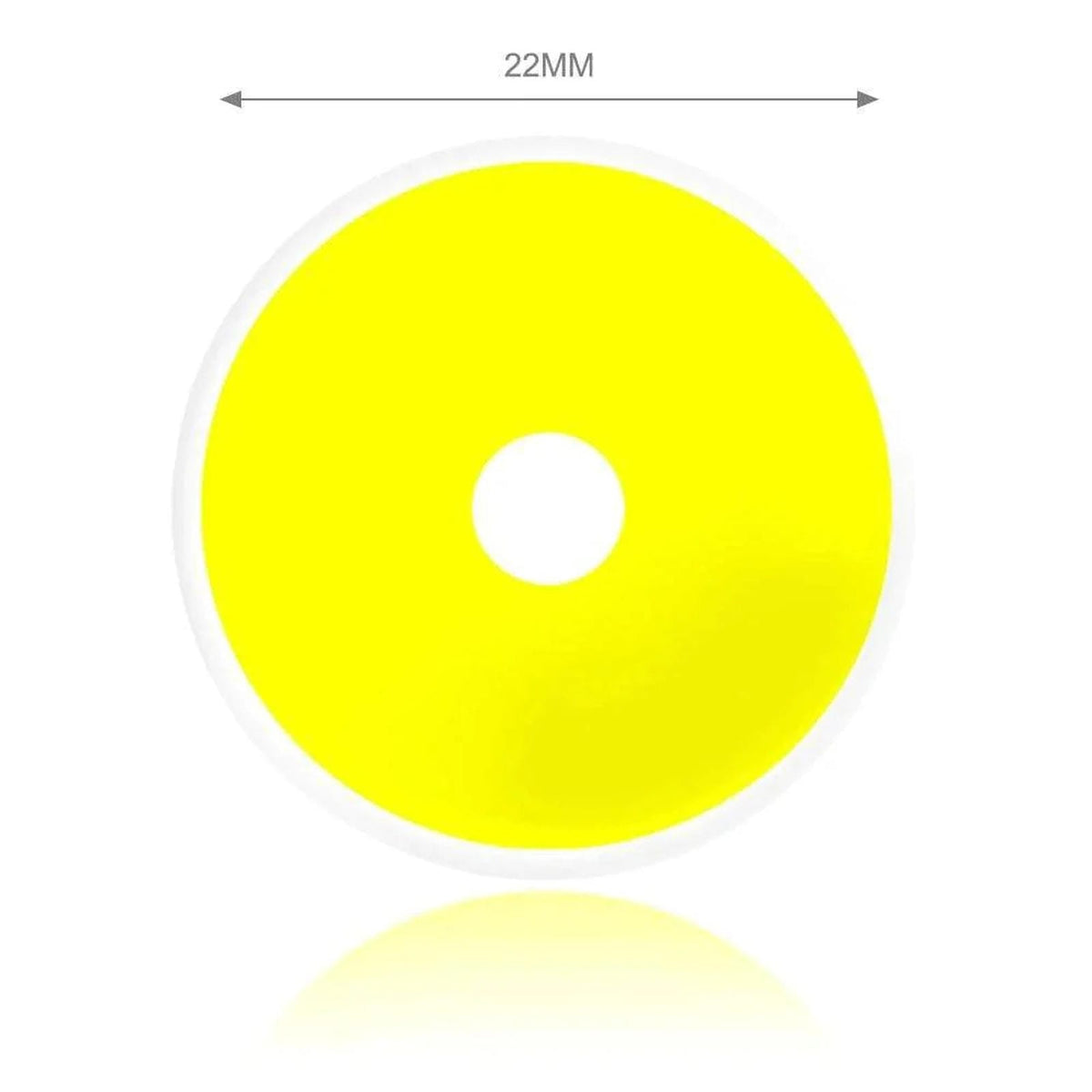 Yellow Full Eye 22mm Sclera - The NUN