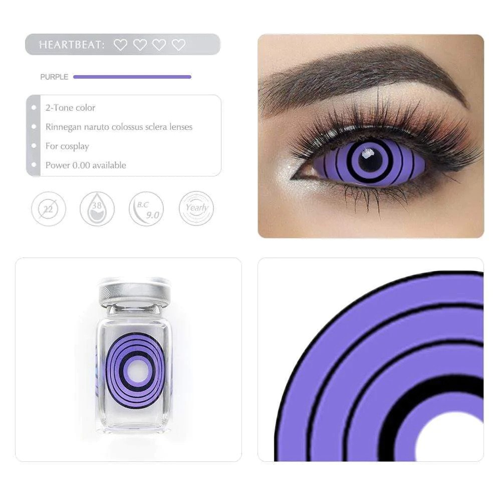Purple Rinnegan Full Eye 22mm Sclera