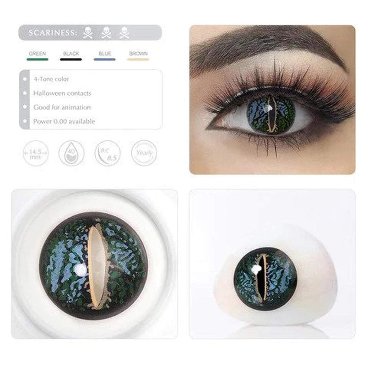 Green Lizard Eye