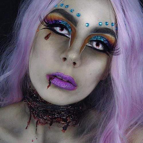 Crazy Blood Splat Halloween Contacts