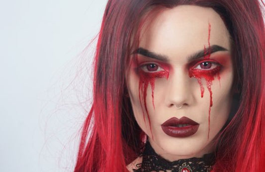 The Transformational Look With SFX Makeup and Halloween Contact Lenses