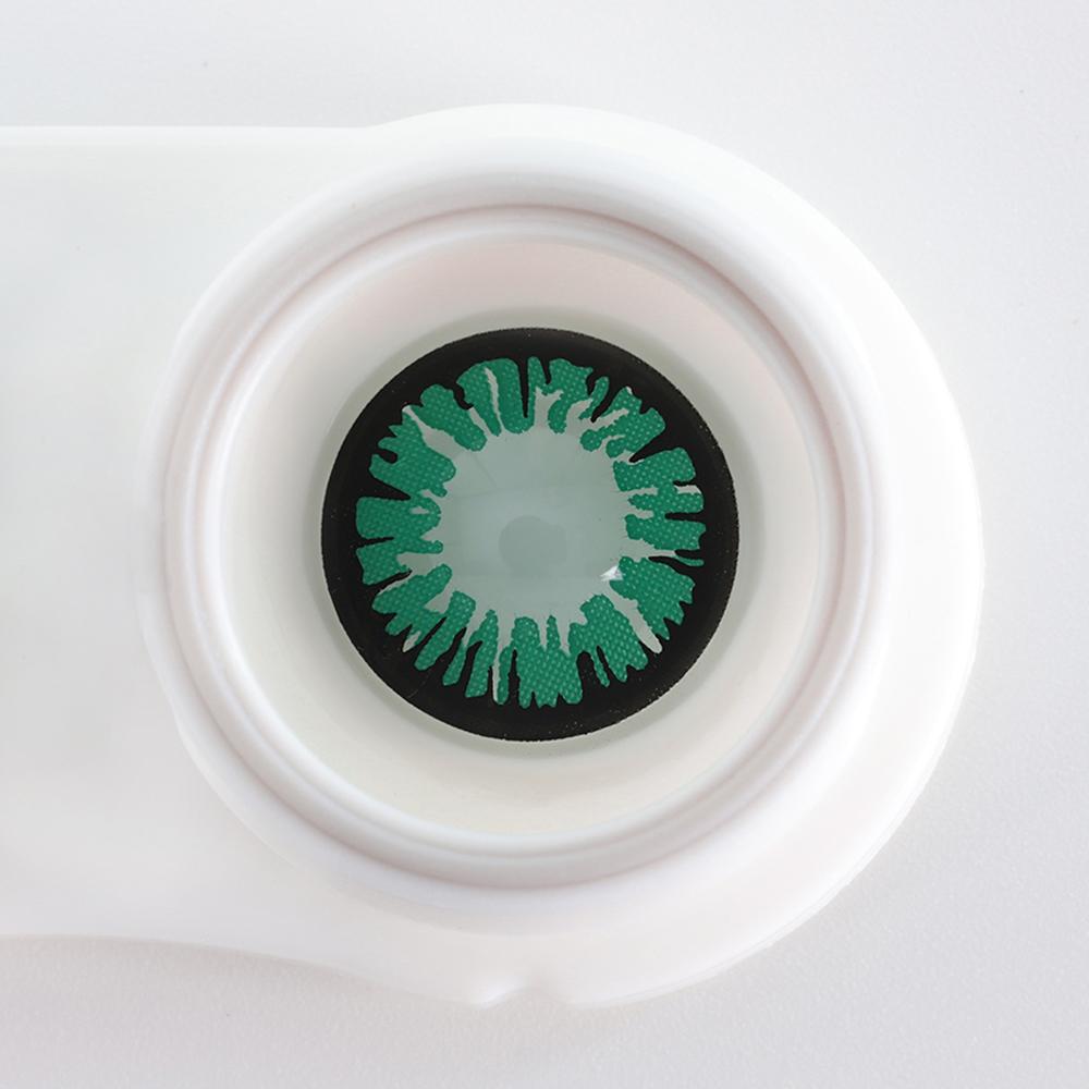 Glamor Green Halloween Contacts ( Expiry 10/25)