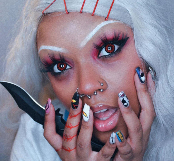 Glamor Red Halloween Contacts