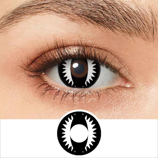 Black Dragon Halloween Contact Lenses (Clearance)