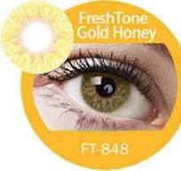 FresTone Gold Honey Contact Lenses