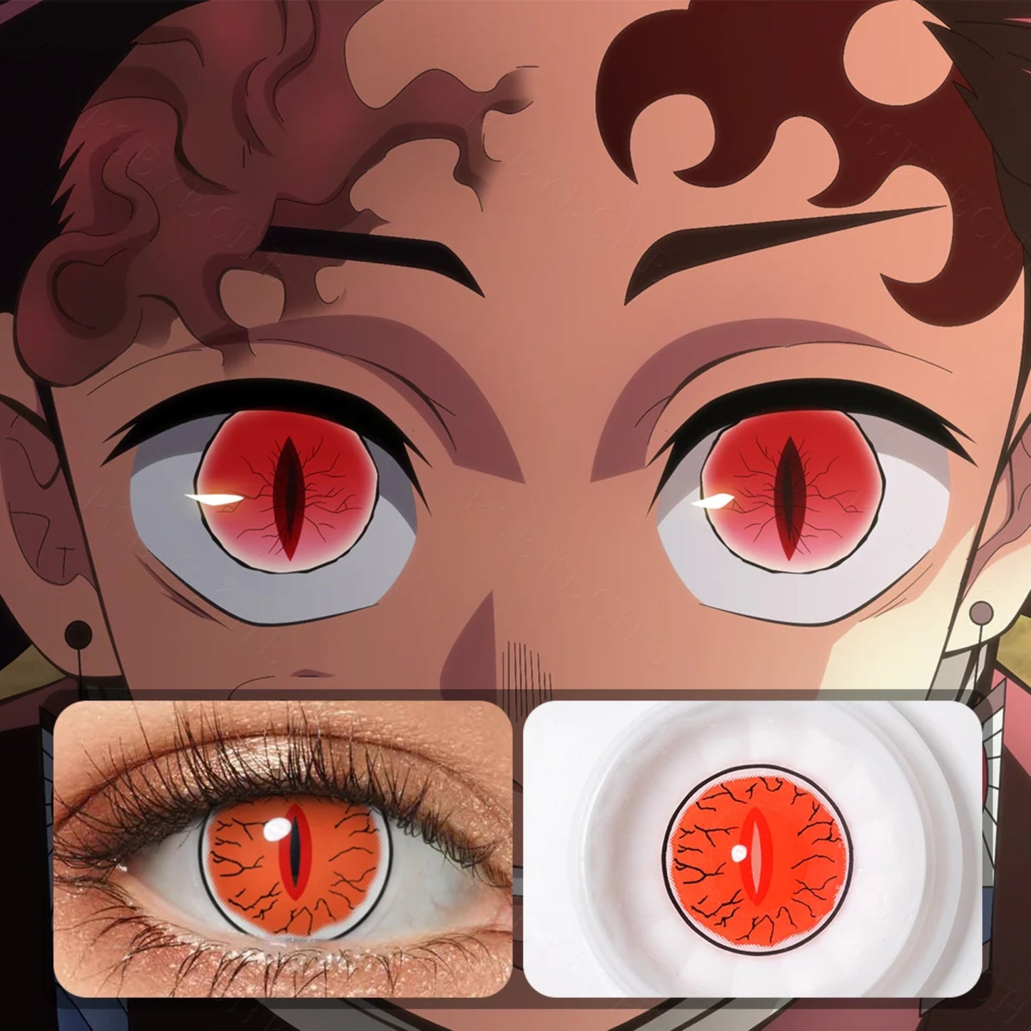 Demon Slayer Muzan Eye Contacts