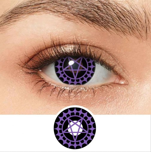 Purple Contract Halloween Cosplay Contacts