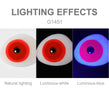 17mm UV Glow Red Mini Sclera Contacts
