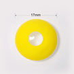 17mm UV Glow Yellow Mini Sclera Contacts
