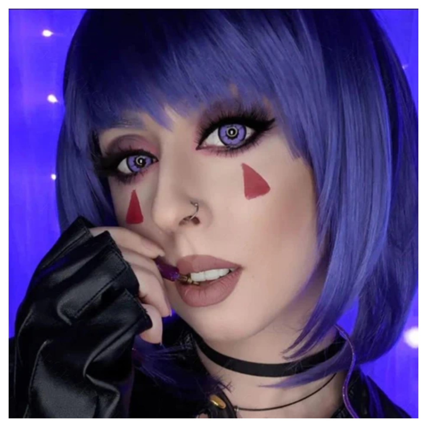Purple Vampire Halloween Contacts