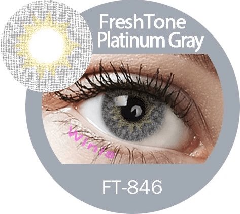 Platinum Grey Contacts