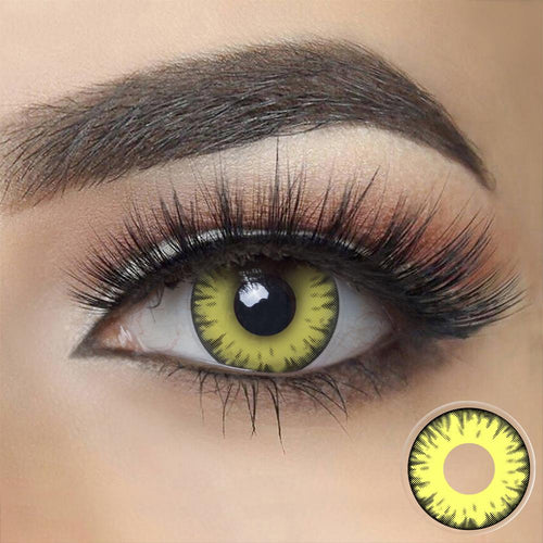 Twilight Yellow Vampire Halloween Contacts