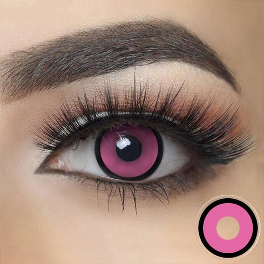 Pink Manson Halloween Contacts