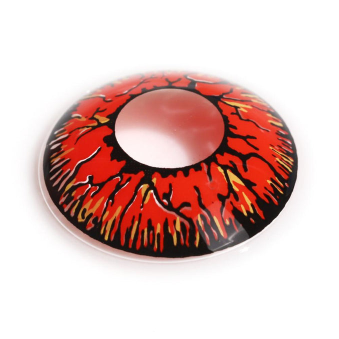 Red Crack Halloween Contacts