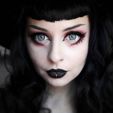 Gray Vampire Halloween Contacts