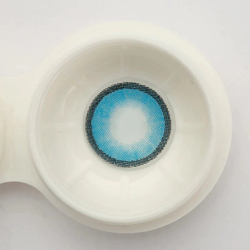 Hidrocharme Marine Blue Coloured Contacts