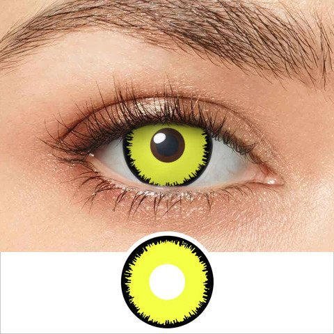 What is Halloween Makeup Color Contact Lenses Ghost Zombie White Black Lens  Eye Cosmetics Crazy Anime Cosplay Colored Contacts Lens