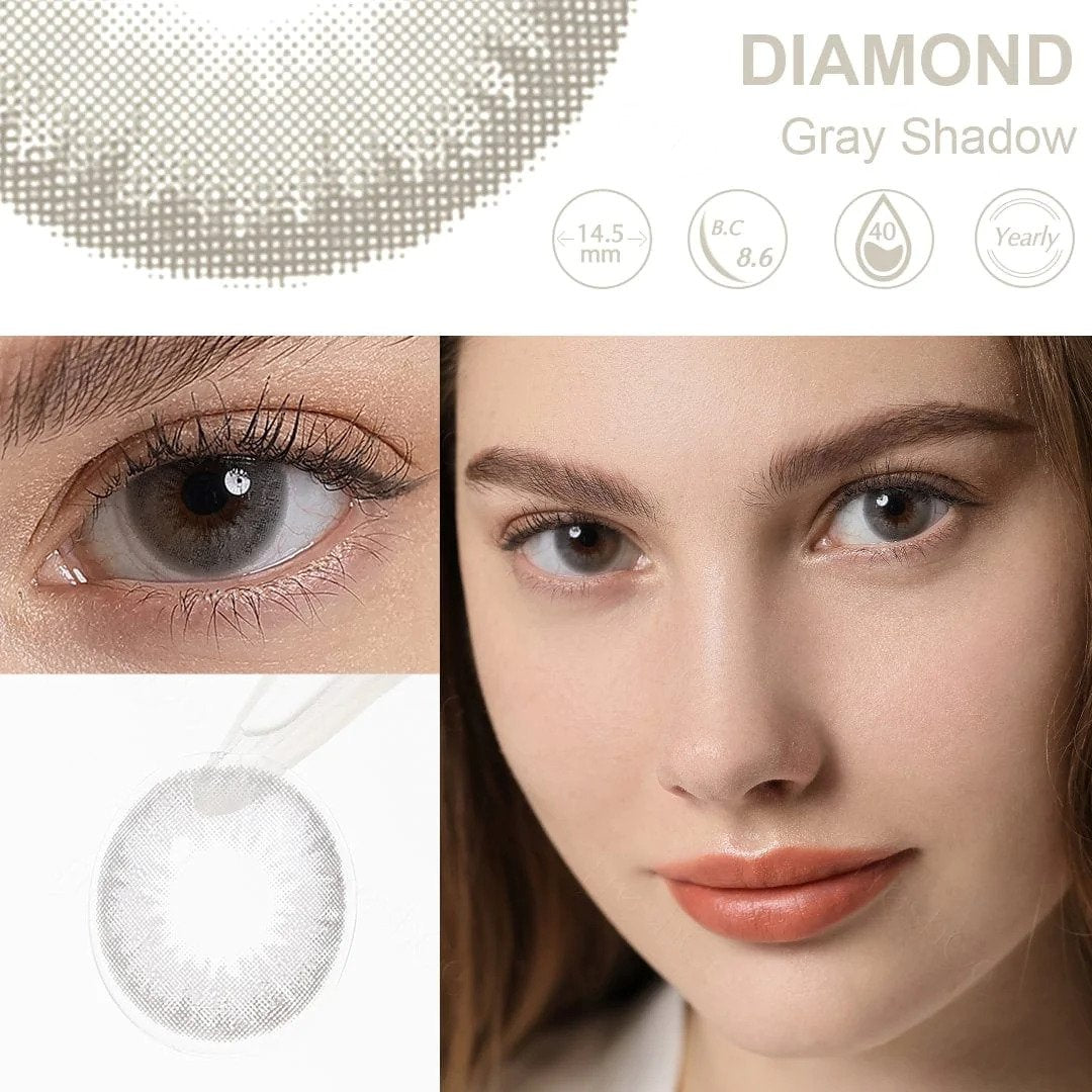 Diamond Gray Shadow Coloured Contacts