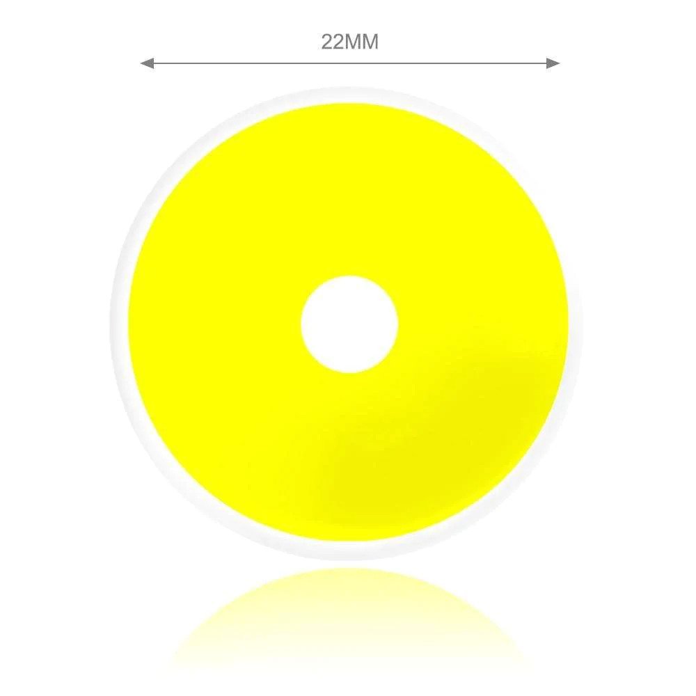 Yellow Full Eye 22mm Sclera - The NUN