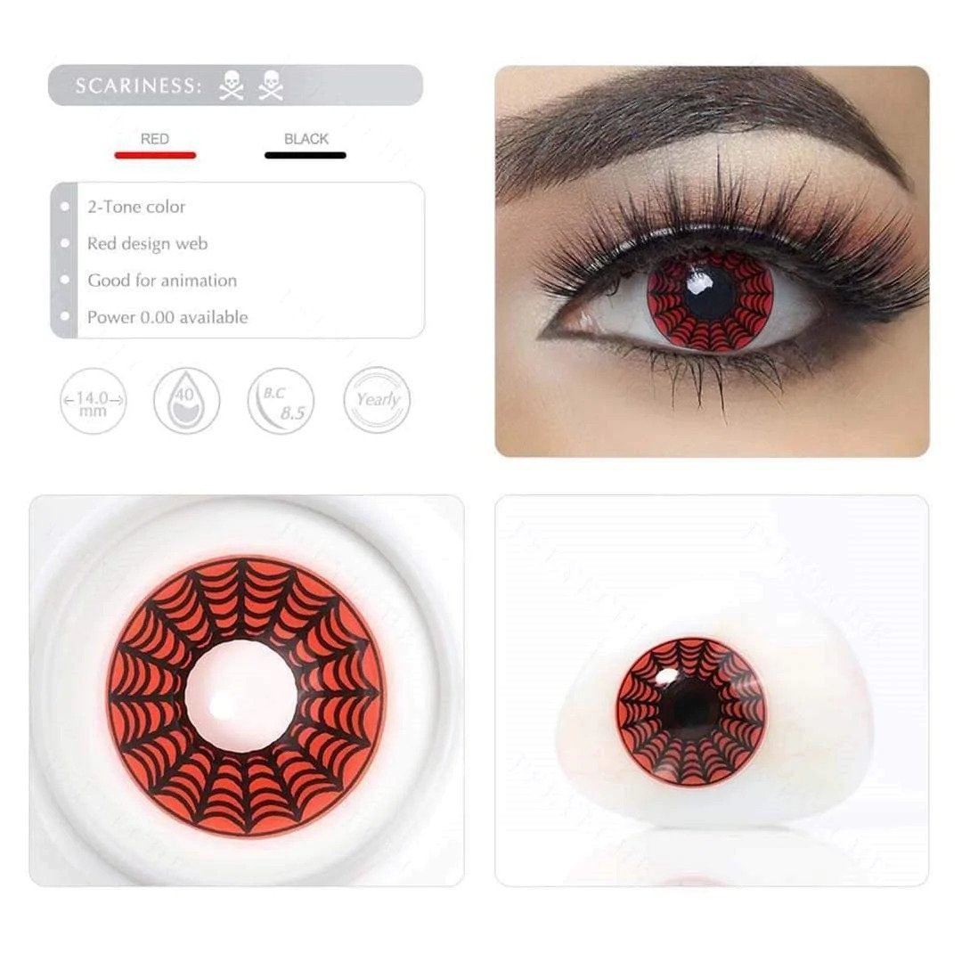 Red Design Web Halloween Contacts