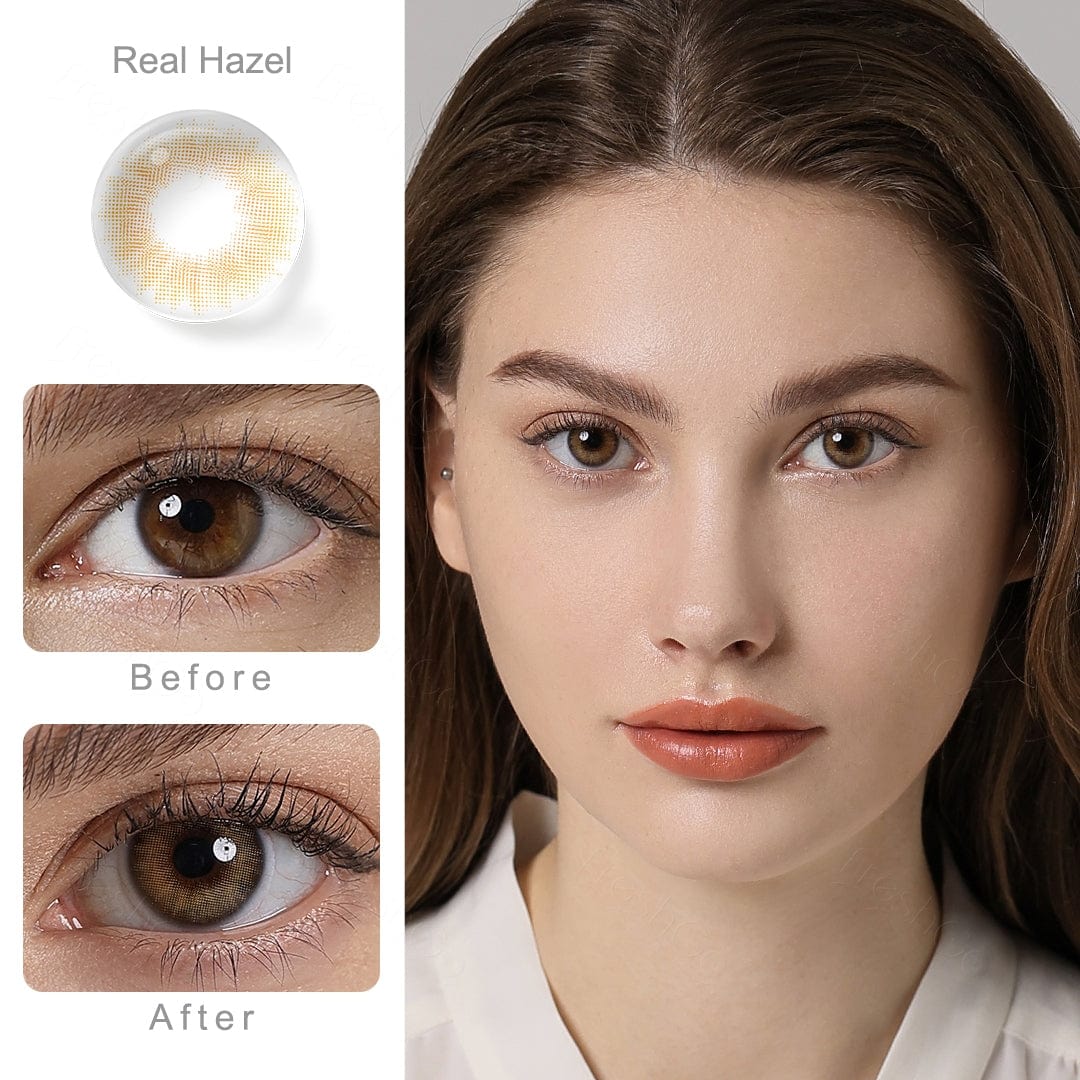 Spanish Real Hazel Coloured Contacts