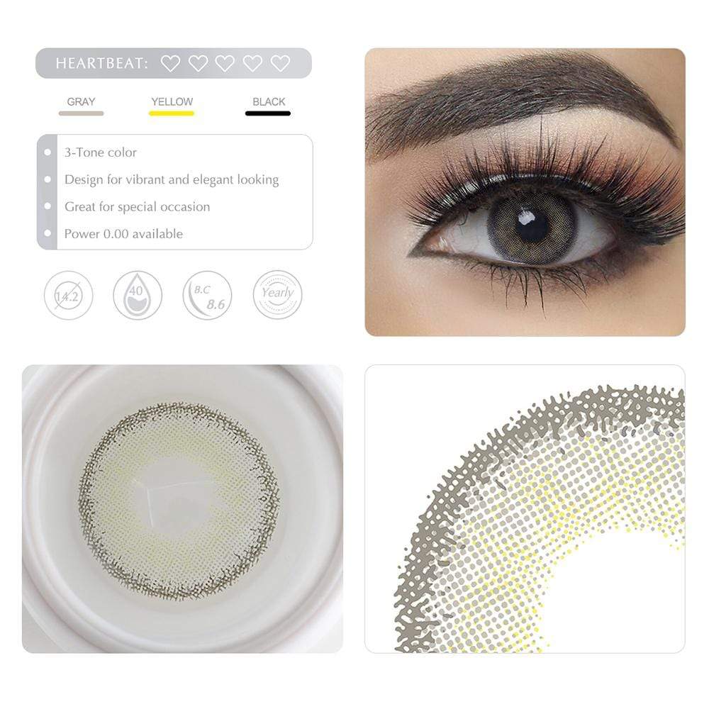 Premium Candy Gray Coloured Contacts