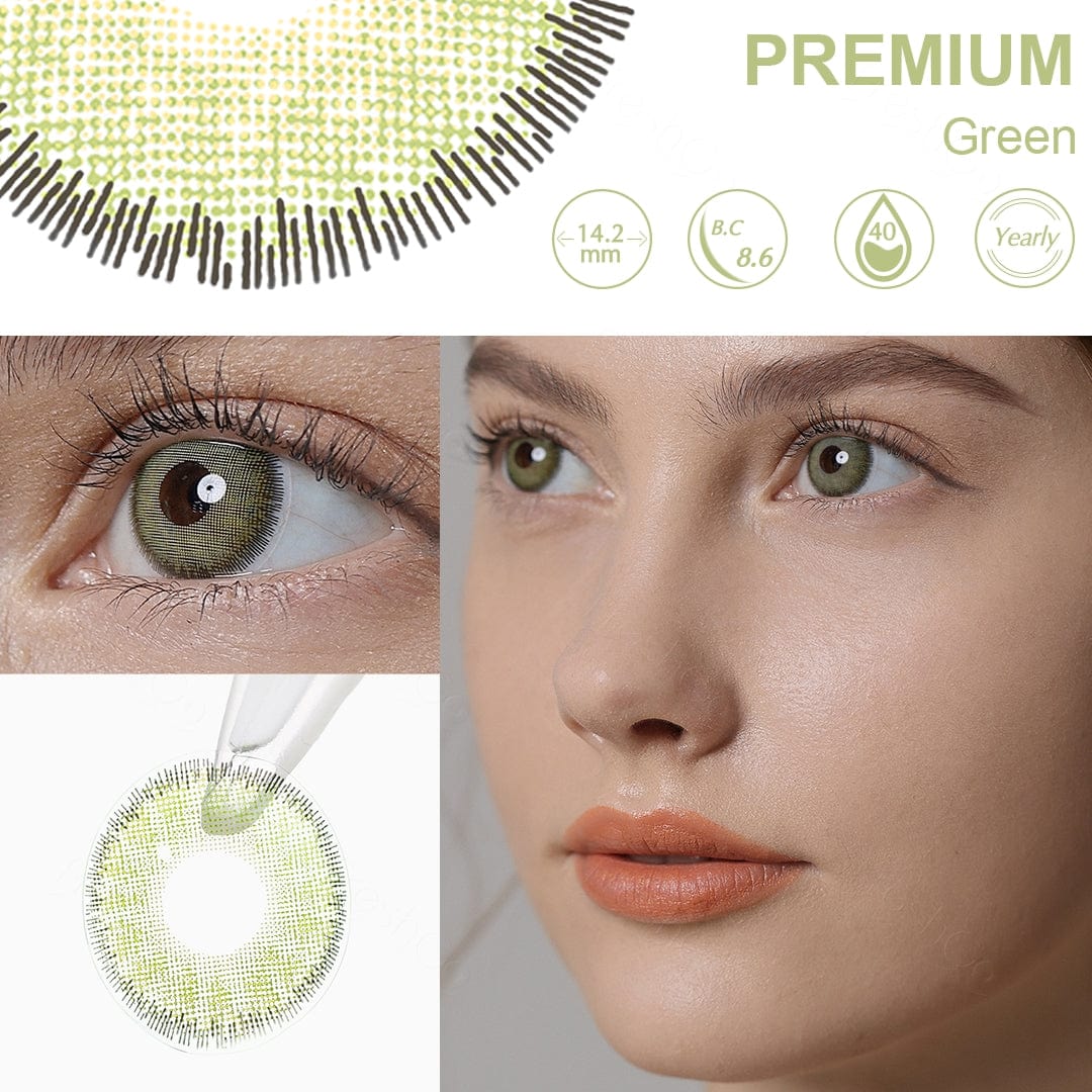 Premium Green Coloured Contacts