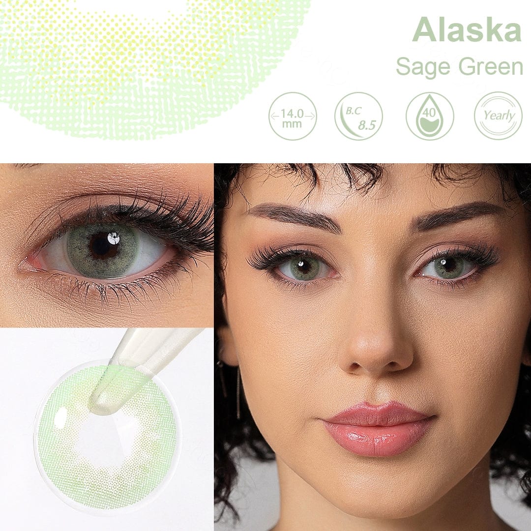 Alaska Sage Green Contact Lenses