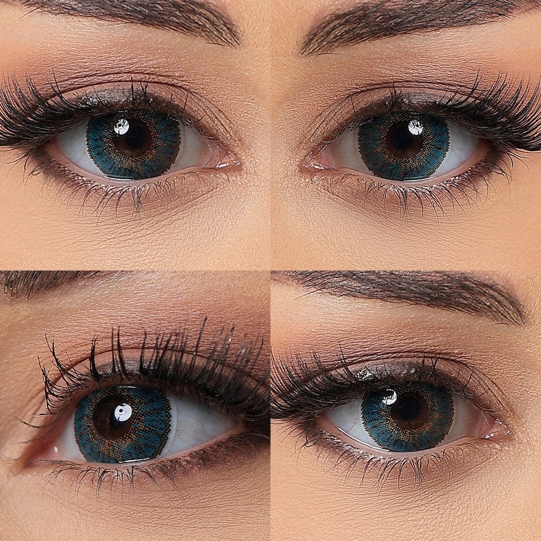 3 Tone Turquoise Colored Contact Lenses