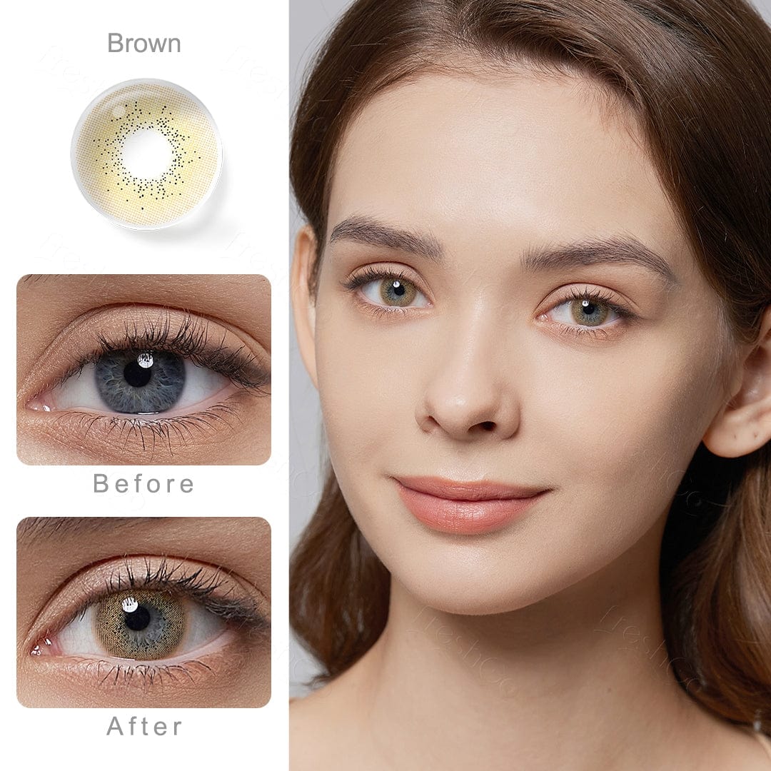 FreshGo - Ocean Brown Contact Lenses