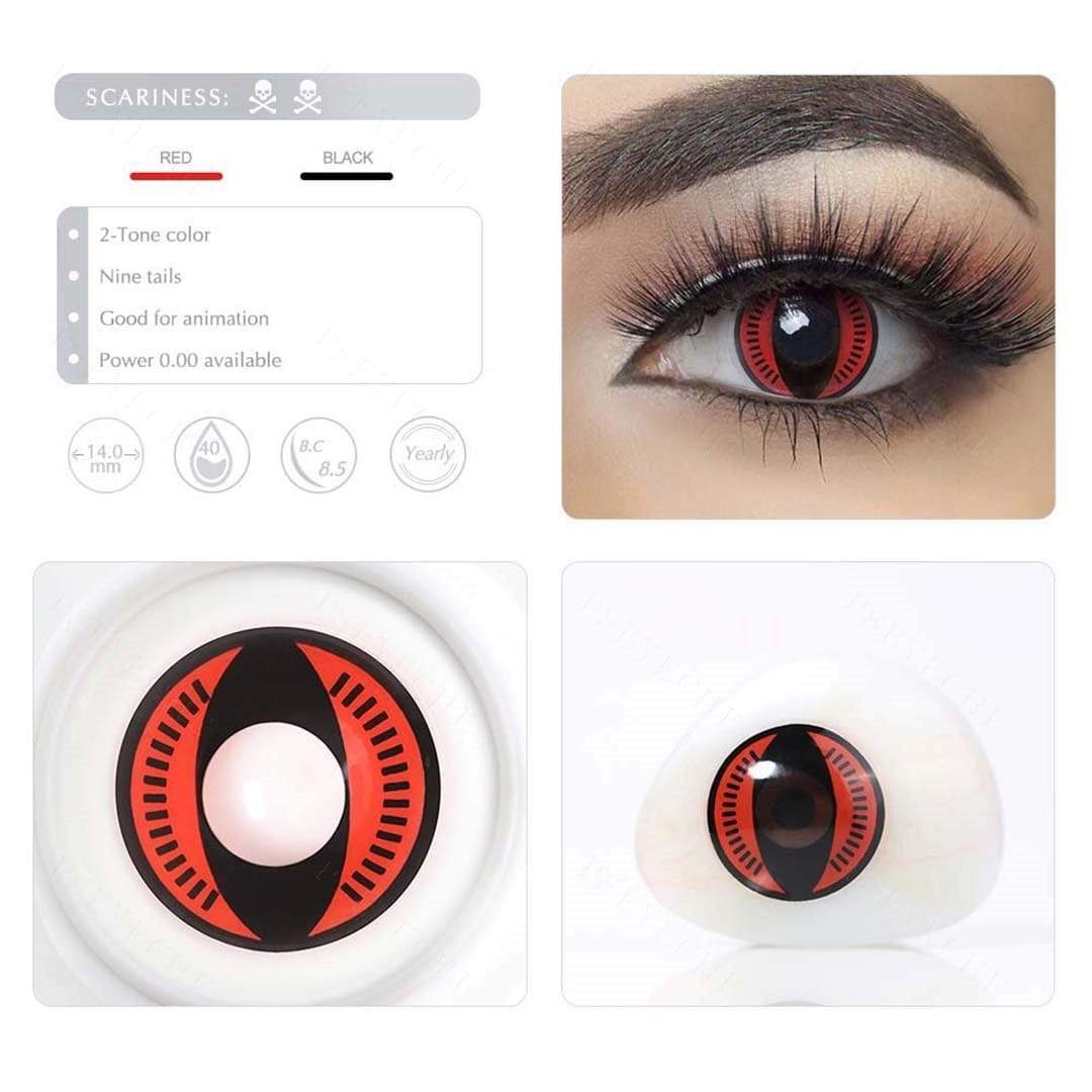 Nine Tails Cosplay Contacts